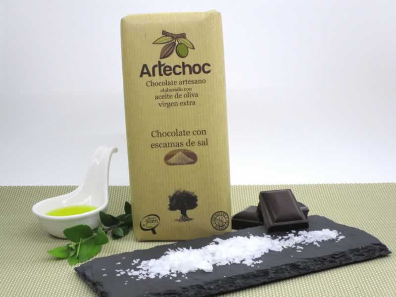 Chocolate escamas de sal